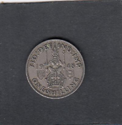 Beschrijving: 1 Shilling  GEORGIUS VI  